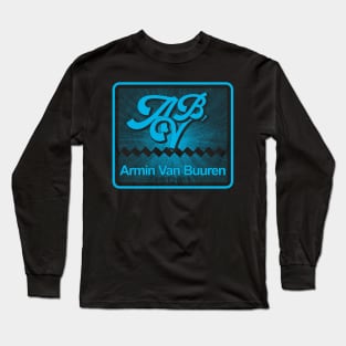 Armin Van Buuren - AVB aesthetic turquoise blue color Long Sleeve T-Shirt